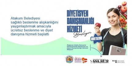 Atakum’da Ücretsiz Diyet Danışma Hizmeti Başladı